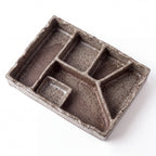 Handmade Ceramic 6-Compartment Tray — Clay Collection