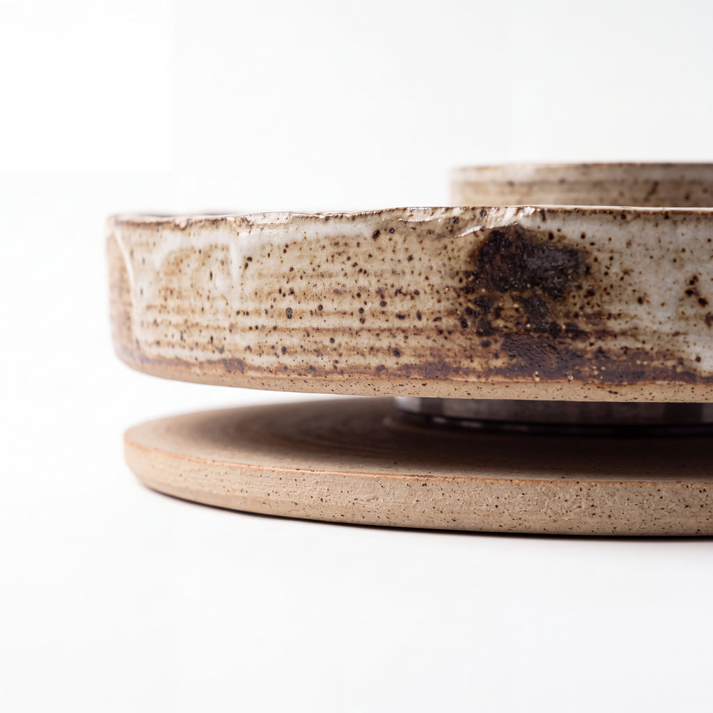 Handmade Ceramic Rotating Organizer — Clay Collection