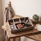 Handmade Ceramic 6-Compartment Tray — Clay Collection