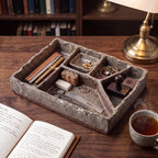 Handmade Ceramic 6-Compartment Tray — Clay Collection