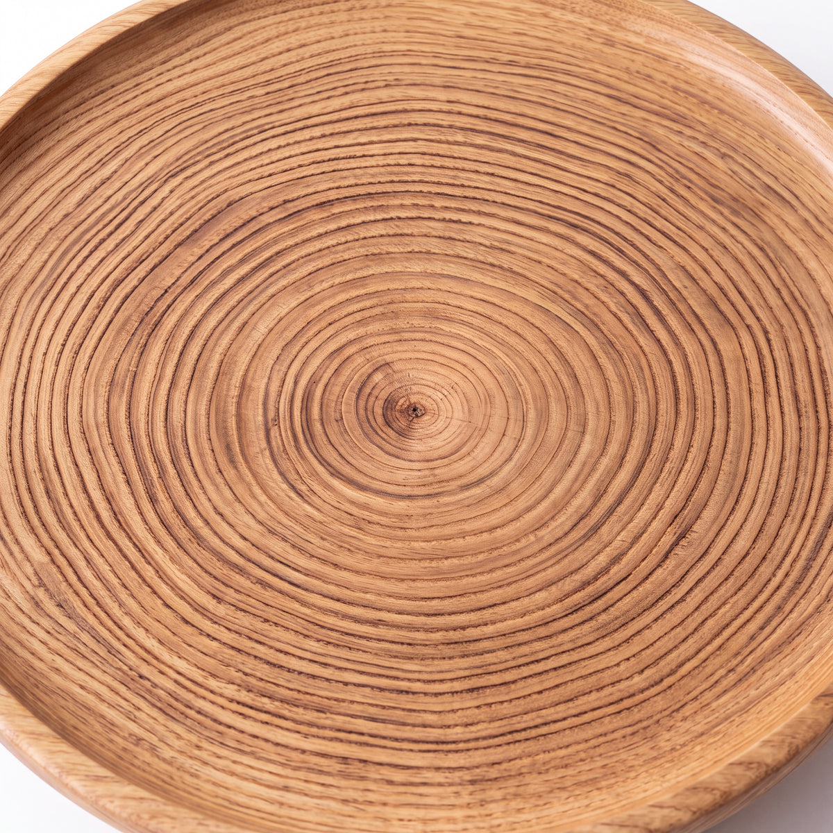 Solid Oak Lathe-Turned Lazy Susan — Forest Collection
