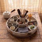 Handmade Ceramic Rotating Organizer — Clay Collection