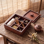 Handmade Ceramic 9-Compartment Lidded Box — Clay Collection