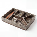 Handmade Ceramic 6-Compartment Tray — Clay Collection
