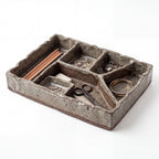Handmade Ceramic 6-Compartment Tray — Clay Collection