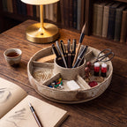 Handmade Ceramic Rotating Organizer — Clay Collection